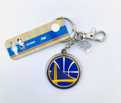 Llavero De Warriors De Golden State, Producto Oficial De Nba