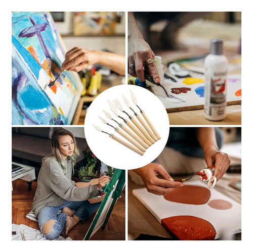 Zy Espátula De Pintura Para Pintura Acrílica Espátula Arte