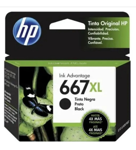 Tinta Hp 667xl Black