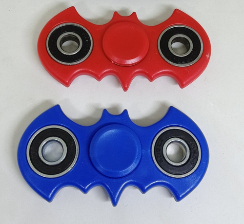 Spinner Batman Paquete De 10 Piezas Azul Rojo