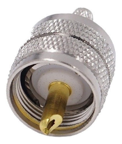 Imagen 1 de 10 de Conector Recto Cable Coaxial Pl259 Rg58 Rg142 Lmr195 Rg400