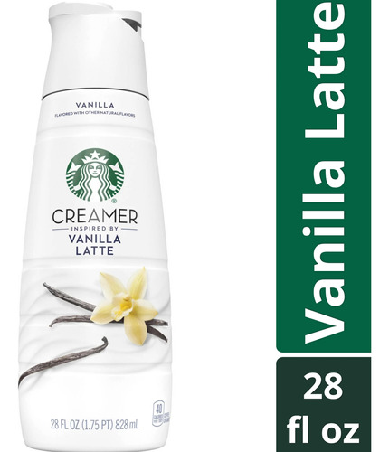 Starbucks Crema Para Café Vanilla Late 828ml Importado