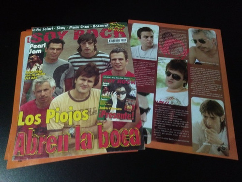 Los Piojos * Tapa Y Nota Revista Soy Rock 20 * 2005