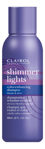 Clairol Professional Lights - Champú Morado, 2 Onz.