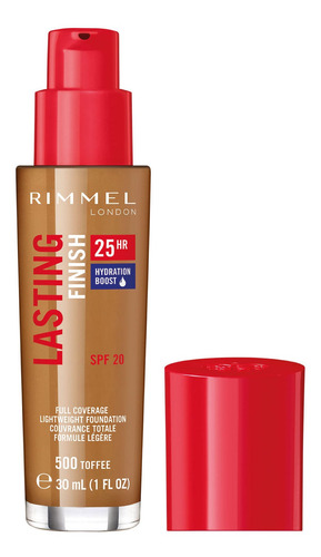 Imagen 1 de 1 de Base De Maquillaje Rimmel Lasting Finish 500 Toffee X 30 Ml