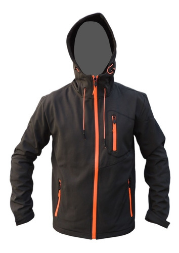 Campera Liviano Respirable No Impermeable Capucha Termica