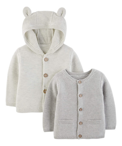 Suéteres De Punto Unisex Para Bebés, Paquete De 2