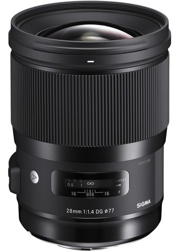 Lente Sigma 28mm F/1.4 Dg Hsm Art Canon Nikon Sony