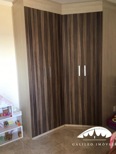 Imagem 7 de 19 de Vende-se Lindo Sobrado Com Fino Acabamento No Jd Sarapiganga - Jundiaí - 2 Dormitórios Com Armários - Cozinha Planejada, Vaga Para 3 Carros. - Ca00579 - 67657583