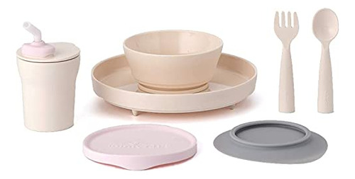 Set Miniware Little Foodie Con Bowl De Cereal, Plato Para