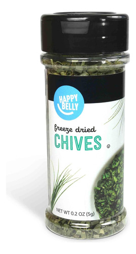 10 Piezas De Amazon Brand - Happy Belly Chives, Freeze Dried
