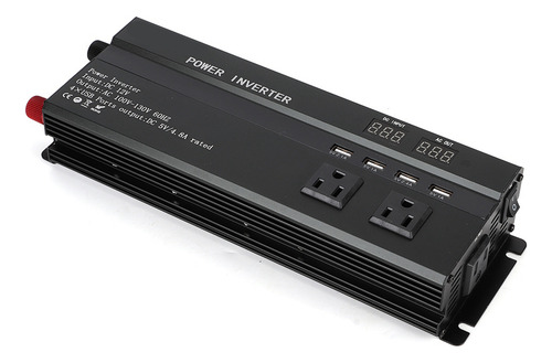 Inversor De Corriente 900w Dc 12/24v A Ac 110v Convertidor D