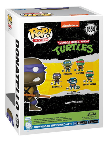 Funko Pop! Tortugas Ninja Nick - Donatello #1554