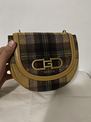 Bolsa Crossbody Café Guess Dama Mod.wb898277