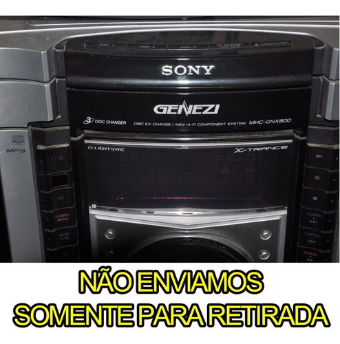 Aparelho De Som Sony Genezi Mhc-gnx800