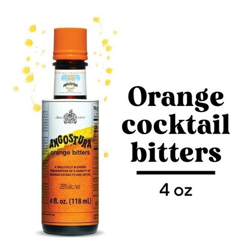 Angostura Orange Bitters Salsa 118ml 4oz Importado