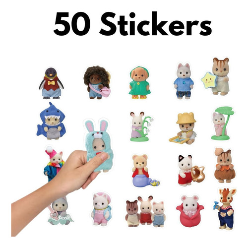 Ternurines 50 Stickers Ternuries - Diseños Variados 