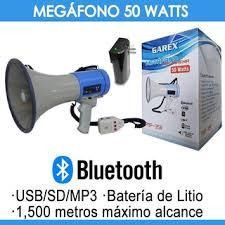 Megáfono 50w.usb/sd/bluetooth Recargable.