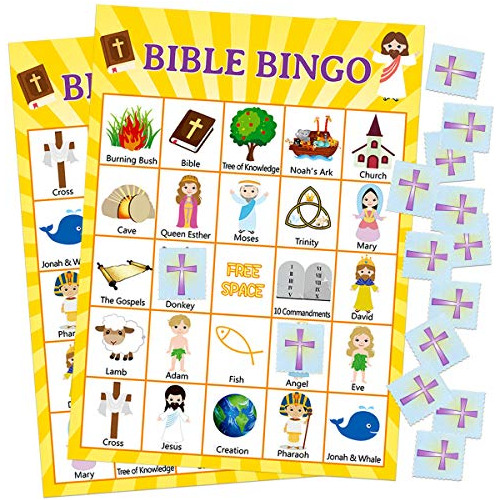 Bible Juego De Bingo Para La Escuela De La Biblia De S667a