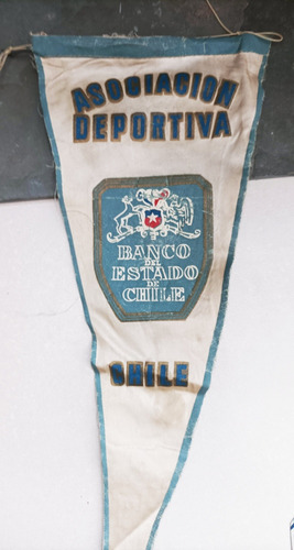 Banderín Club Deportivo Banco Estado Y Parches Vintage