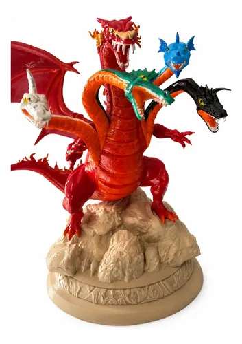 Dragão 5 Cabeças Tiamat Caverna Do Dragão | MercadoLivre
