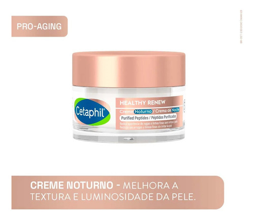 Creme Facial Cetaphil Healthy Renew Anti Idade Noturno 50g