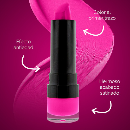 Labial Satinado Ivy Con Colageno Y Vitamina E Viva Diva