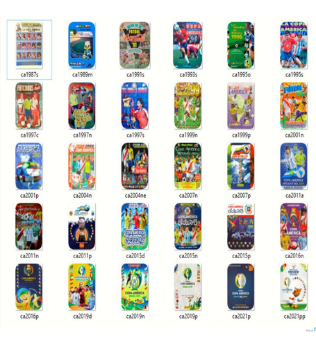 Imagen 3 de 6 de + 500 Album Oficial Pdf Mundial, Copa América, Euro Y Más
