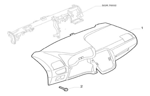 Plancha De Abordo Fiat Punto 1.8 Hlx/ 1.6 16v. Etorq Nueva