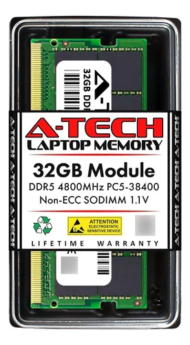 A-tech 32 Gb De Ram Para Portátil Msi Katana Gf66 | Ddr5 480