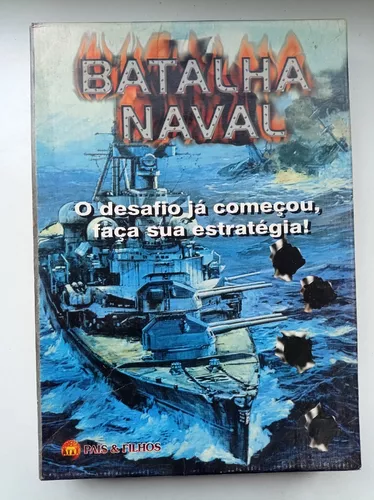 Jogo de Tabuleiro Batalha Naval - Pais e Filhos - Shop Macrozao