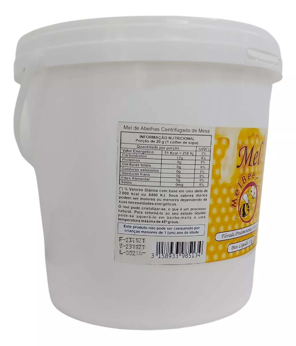 Terceira imagem para pesquisa de mel puro balde 25 kg