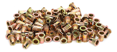 Tuercas De Remache De Acero Al Carbono, 200 Piezas, Insertos