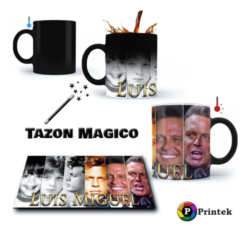 Tazon Magico Luis Miguel - Varios Modelos - Printek