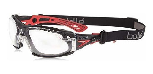 Gafas De Seguridad Bolle Rush+ Con Espuma Y Correa.