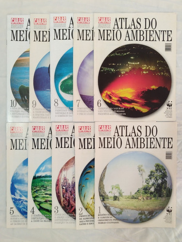 Coleção Revistas Atlas Do Meio Ambiente Caras Completa
