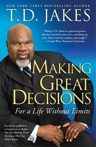 Making Great Decisions, De T.d. Jakes. Editorial Simon & Schuster, Tapa Blanda En Inglés