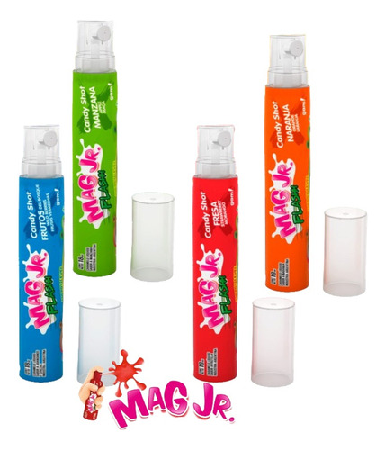 Caramelo Liquido En Spray Splash Mag Jr Caja Display X 10u 