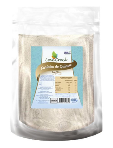 Kit 3x: Farinha De Quinoa Sem Glúten Leve Crock 200g