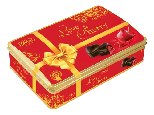 Lata De Chocolates Bombones Love & Cherry 290 Gr