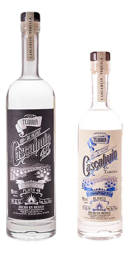 Duo Pack Tequila Cascahuín Plata 750 Ml / Tahona 375 Ml