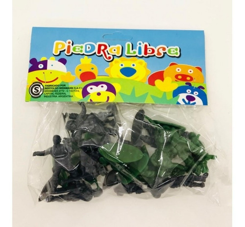 Soldados Soldaditos De Guerra En Bolsa 36 Piezas 4,5 Cm