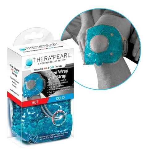 Thera Pearl Gel Frio/calor Con Sujetador Rodilla Ligamentos