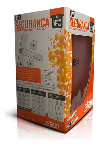 Fechadura 1 1800/21 Tetra Externa 2 1004 Tetra Auxiliar Inox