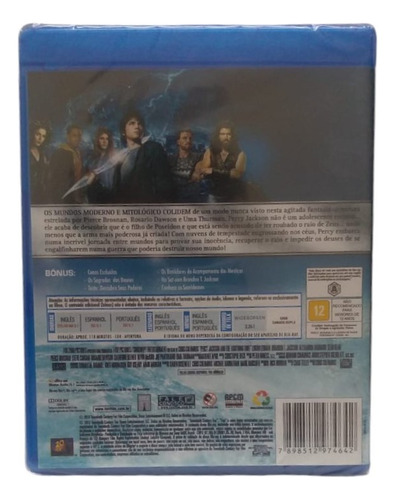 Blu-ray E Dvd Percy Jackson E O Ladrão De Raios