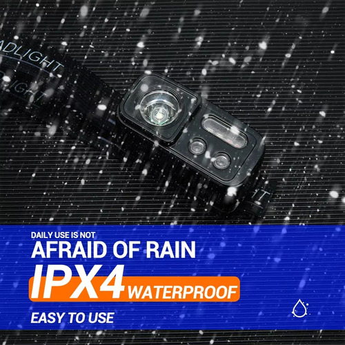 Linterna Frontal Led De Inducción Xpe+cob Con Carga Usb