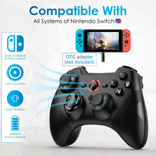 Gamepad Inalámbrico Easysmx-9101 Compatible Con Ps3/android/