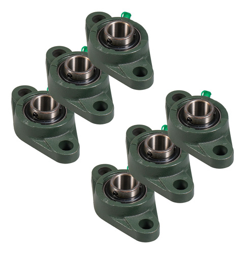 06 Mancal Flange Com Rolamento Ucfl208 - P/ Eixo 40mm