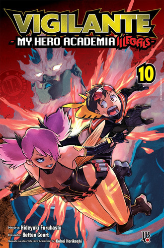 Vigilante My Hero Academia Illegals Vol. 10, de Furuhashi, Hideyuki. Japorama Editora e Comunicação Ltda, capa mole em português, 2021