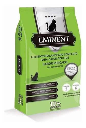 Eminent Premium Plus Quality Gatos Adultos X 10kgs